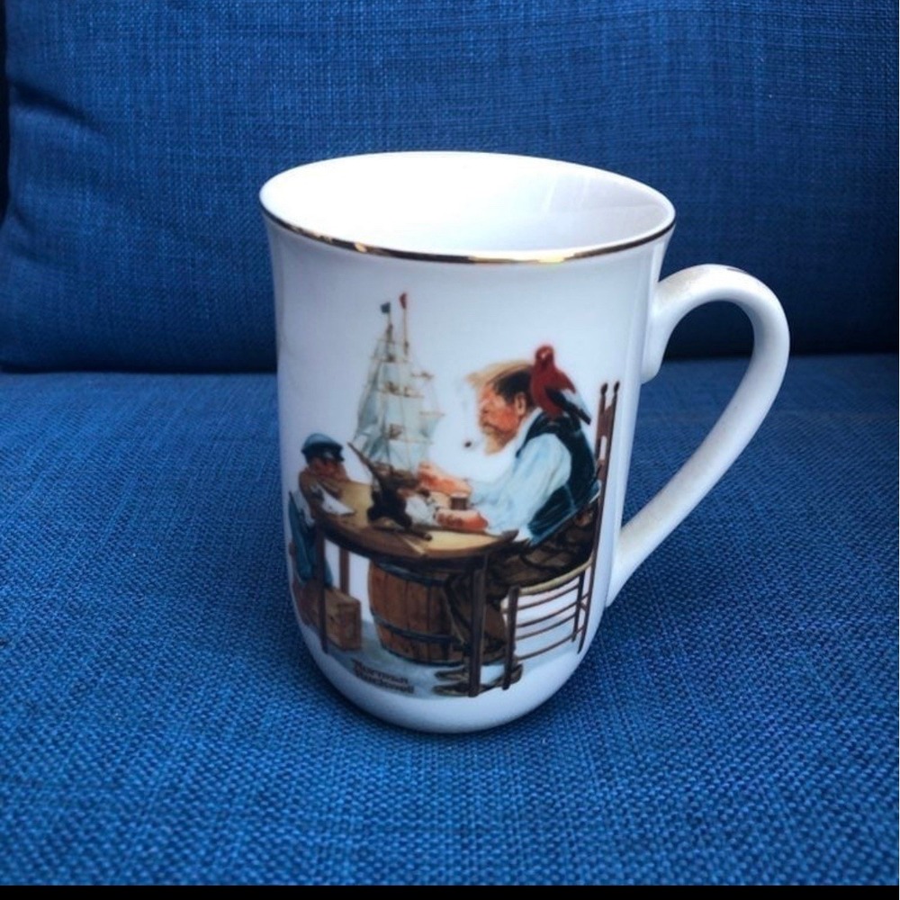 Norman Rockwell Porcelain Mug For a Good Boy Vintage Coffee‎ Tea Cup Collectible